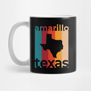 Amarillo Texas Retro Mug